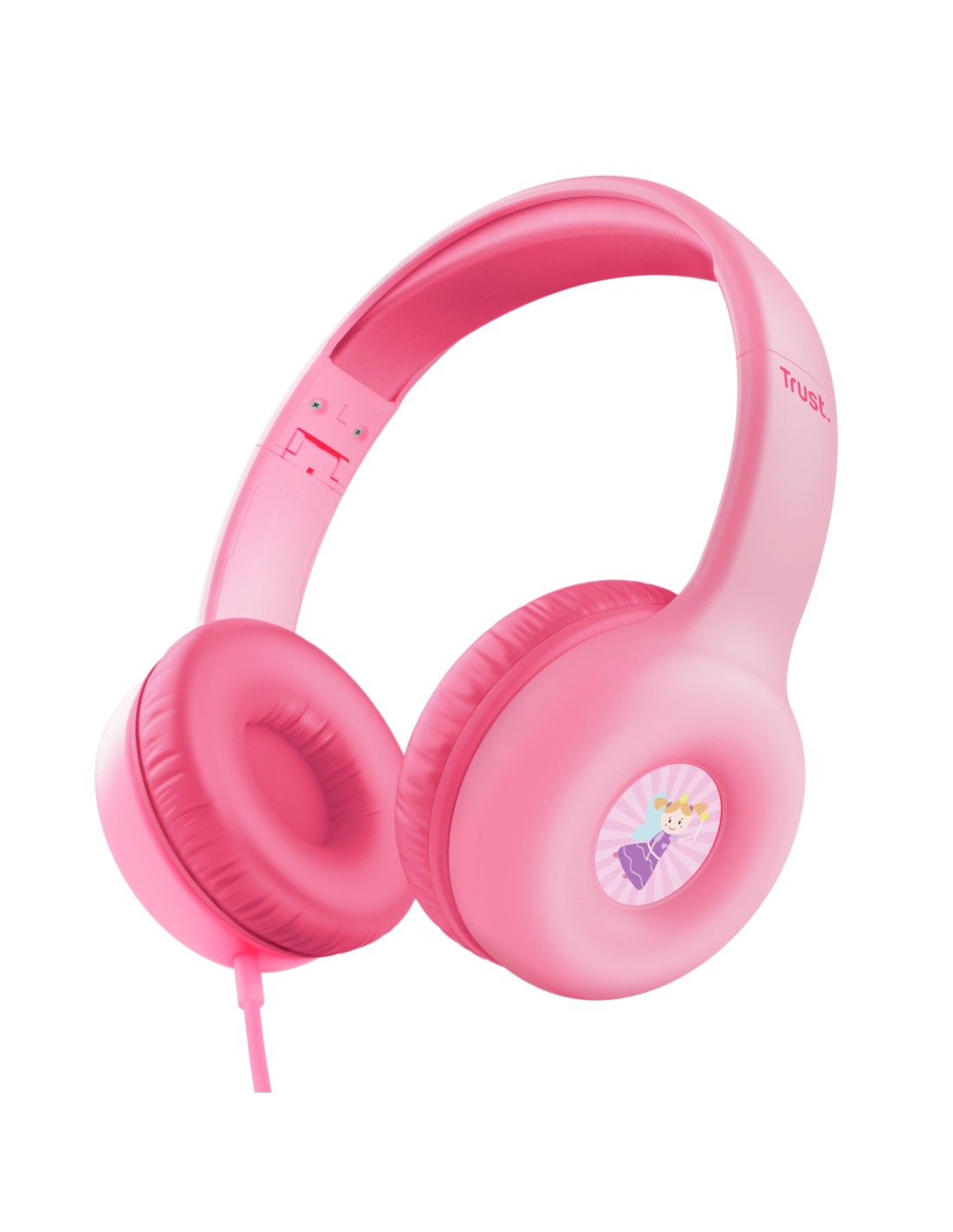 Trust Nouna Auriculares Alámbrico Diadema Llamadas/Música Rosa
