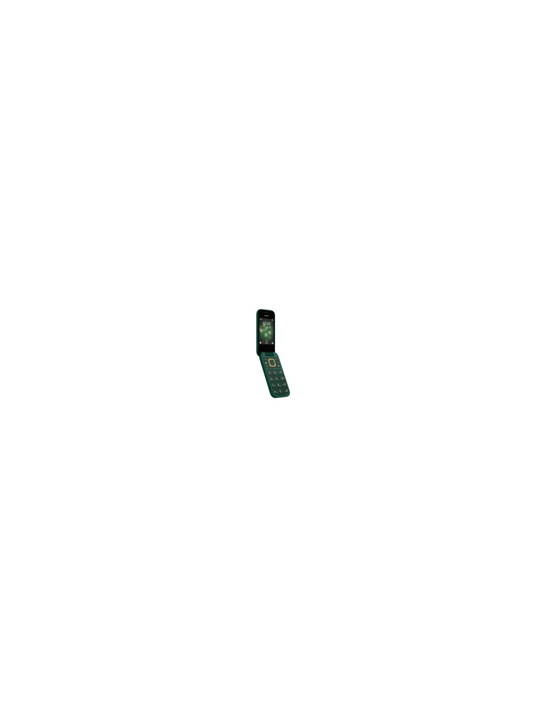 Nokia 2660 Flip 4G 7,11 cm (2.8") 123 g Verde Teléfono básico