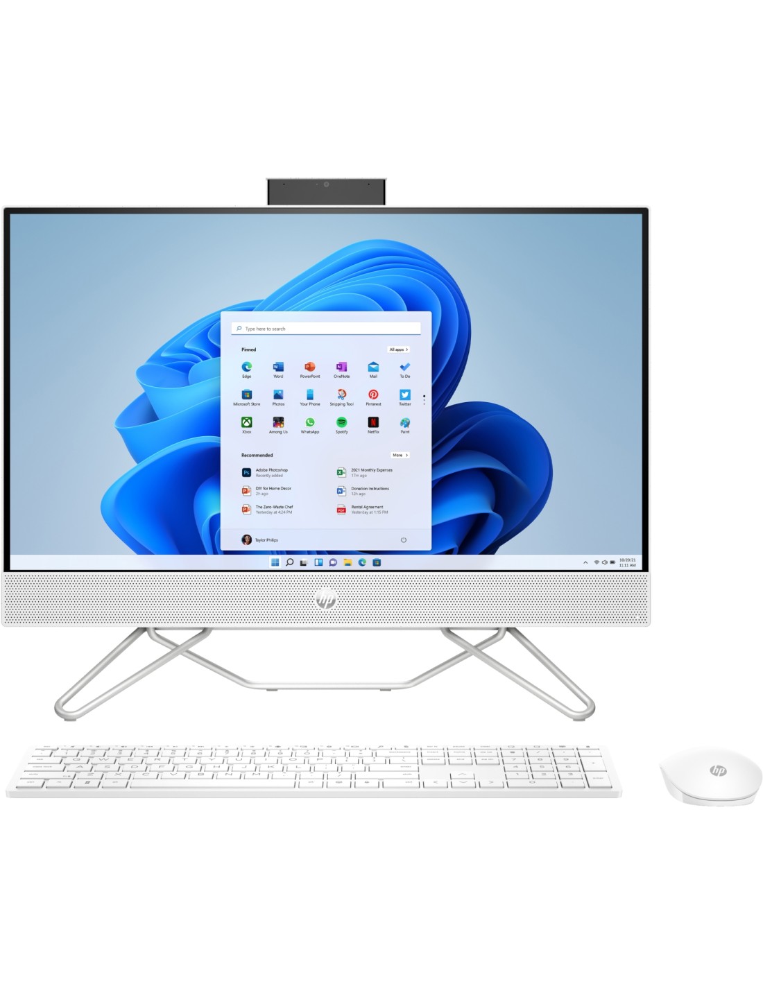 HP 24-cb1068ns Intel® Core? i3 i3-1215U 60,5 cm (23.8") 1920 x 1080 Pixeles PC todo en uno 8 GB DDR4-SDRAM 512 GB SSD NVIDIA GeF