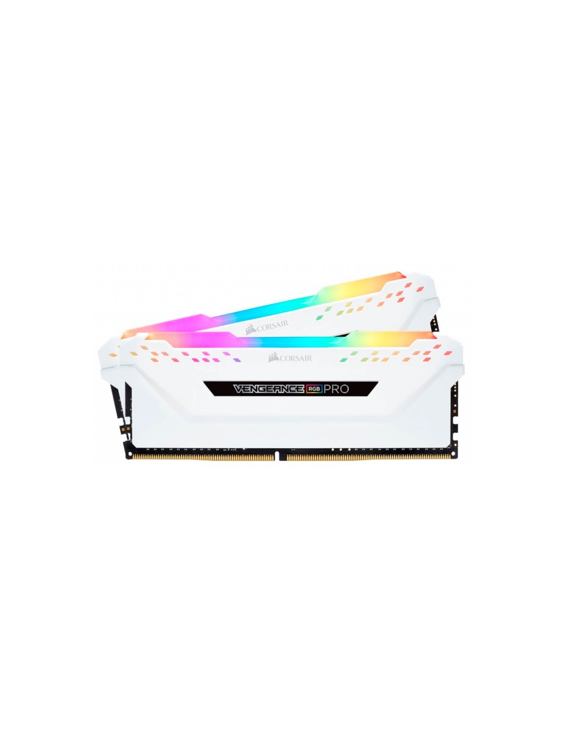 MEMORIA CORSAIR DIMM DDR4 16GB (KIT 2X8GB) 3200MHZ CL16 VENGEANCE RGB PRO WHITE CMW16GX4M2C3200C16W