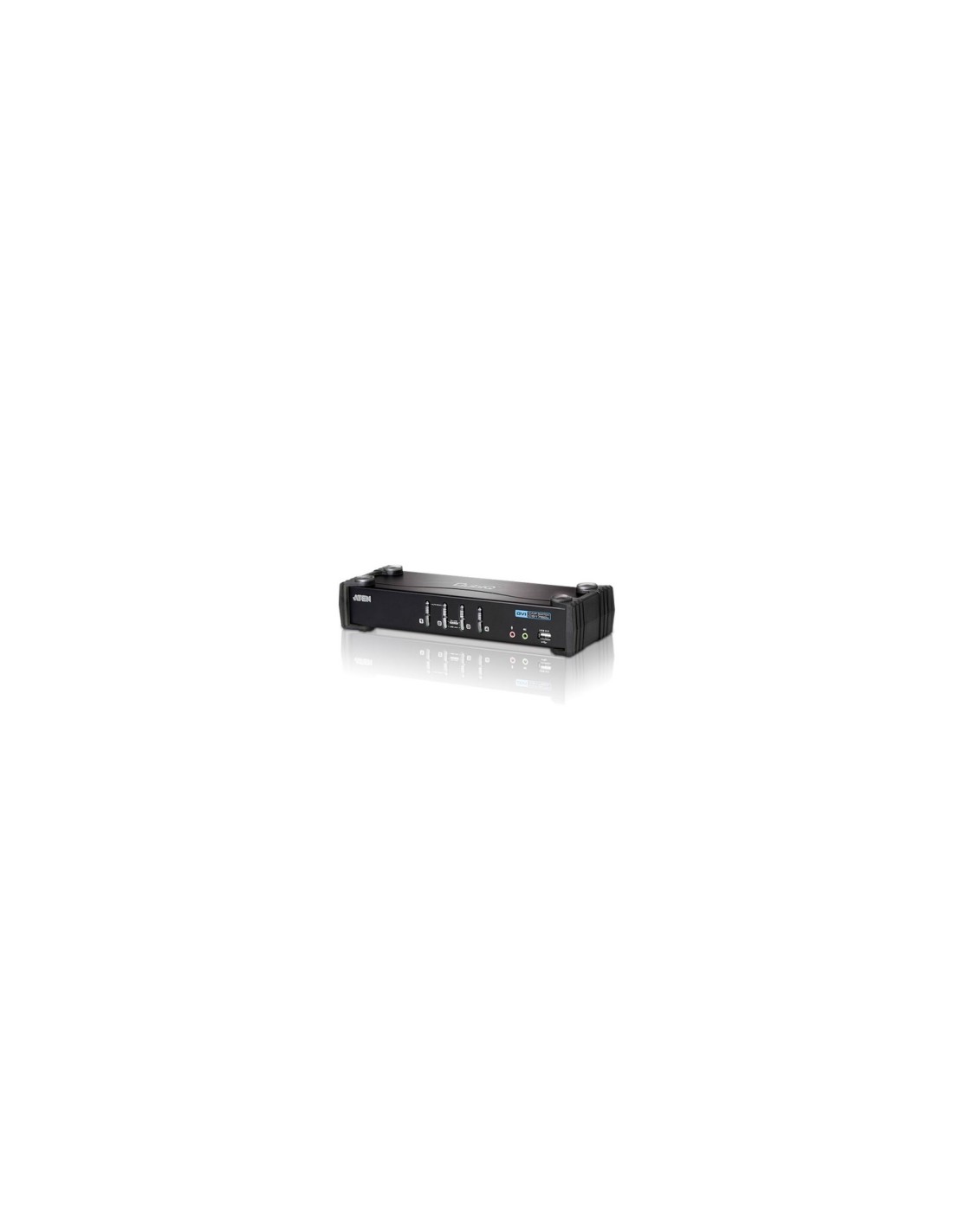 KVM ATEN CONMUTADOR DESKTOP SWITCH WITH 4-PORT USB DVI NEGRO CS1764A-AT-G