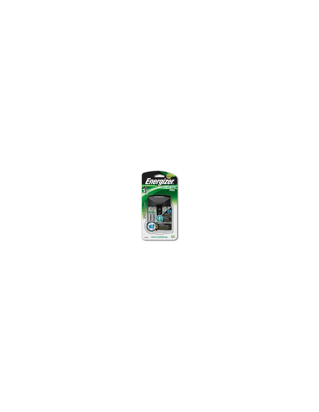 CARGADOR PRO-CHARGE ENERGIZER + 4HR6 POTENCIA 2000 MAH TIPO AA-AAA E300696601