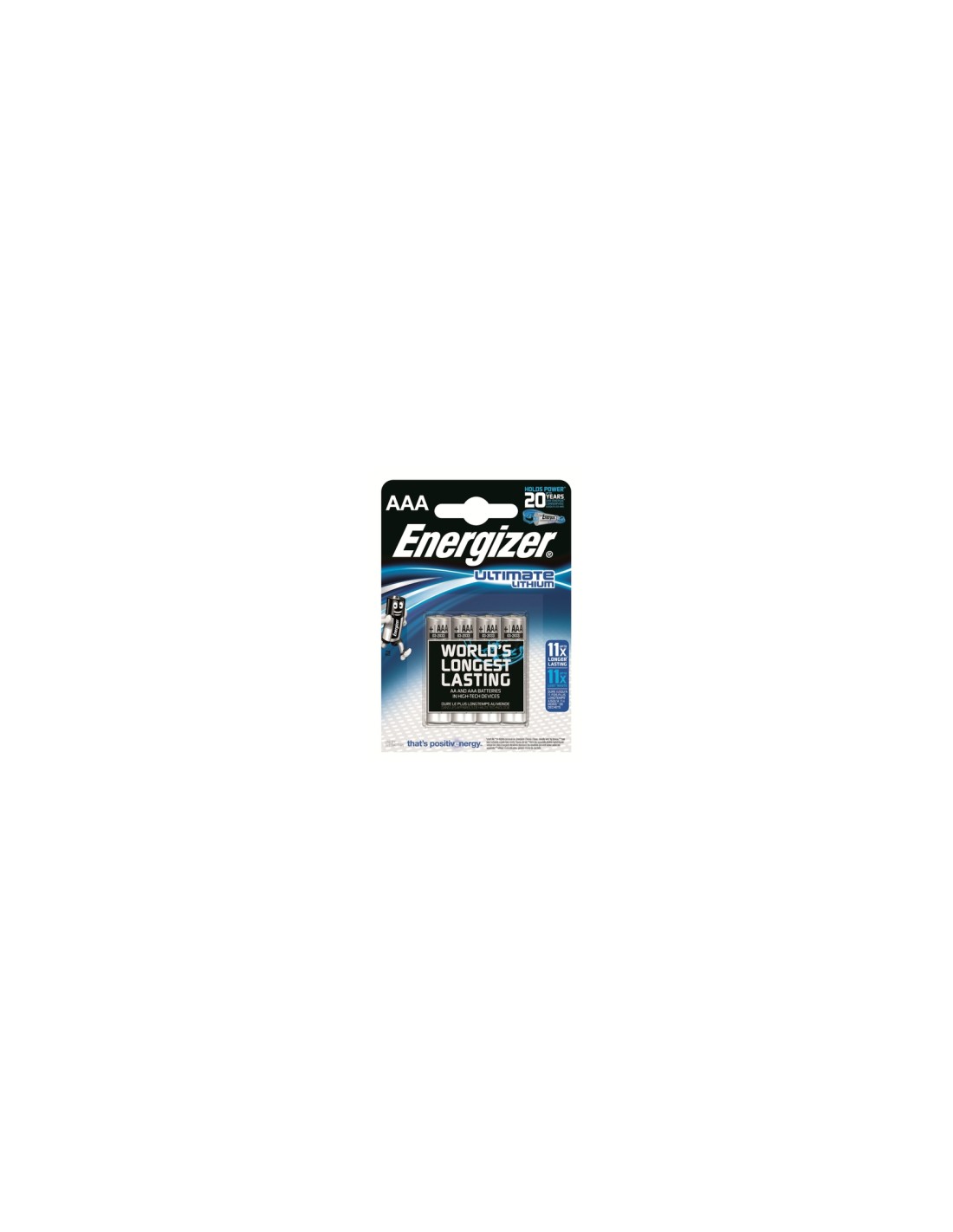 BLISTER 4 PILAS ENERGIZER ULTIM LITHIUM TIPO L92 AAA 639171