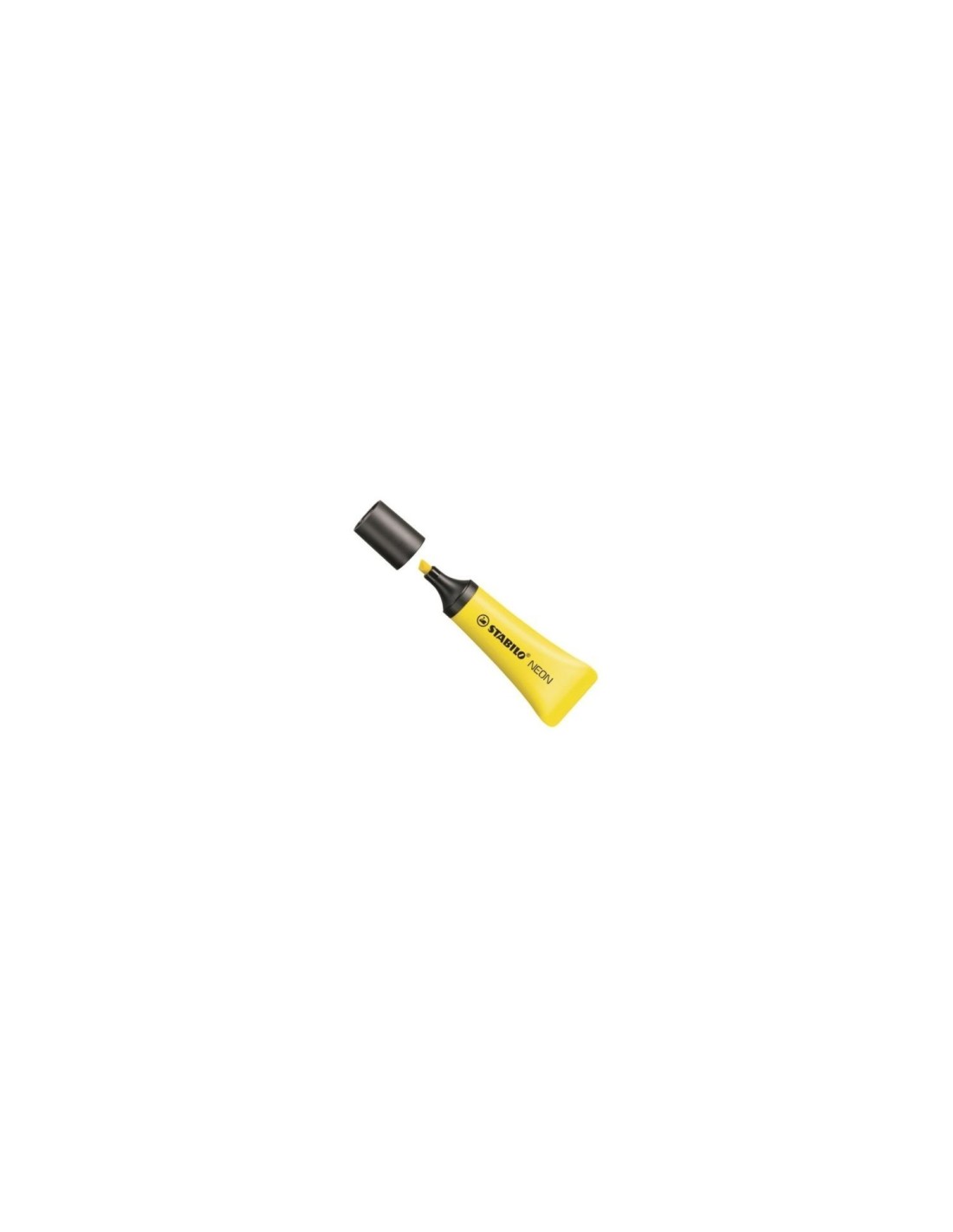 MARCADOR FLUORESCENTE STABILO TECNOLOGIA ANTI-SECADO 2 ANCHOS DE TRAZO 2+5MM NEON AMARILLO 72/24