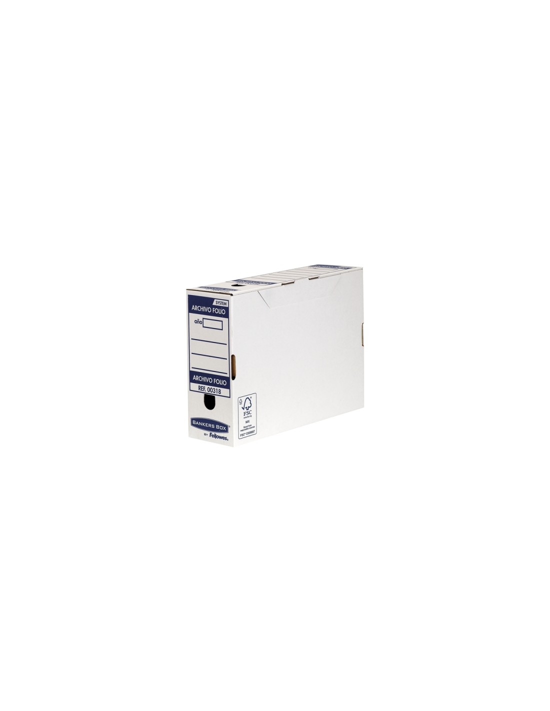 Fellowes 0031802 archivador organizador Azul, Blanco
