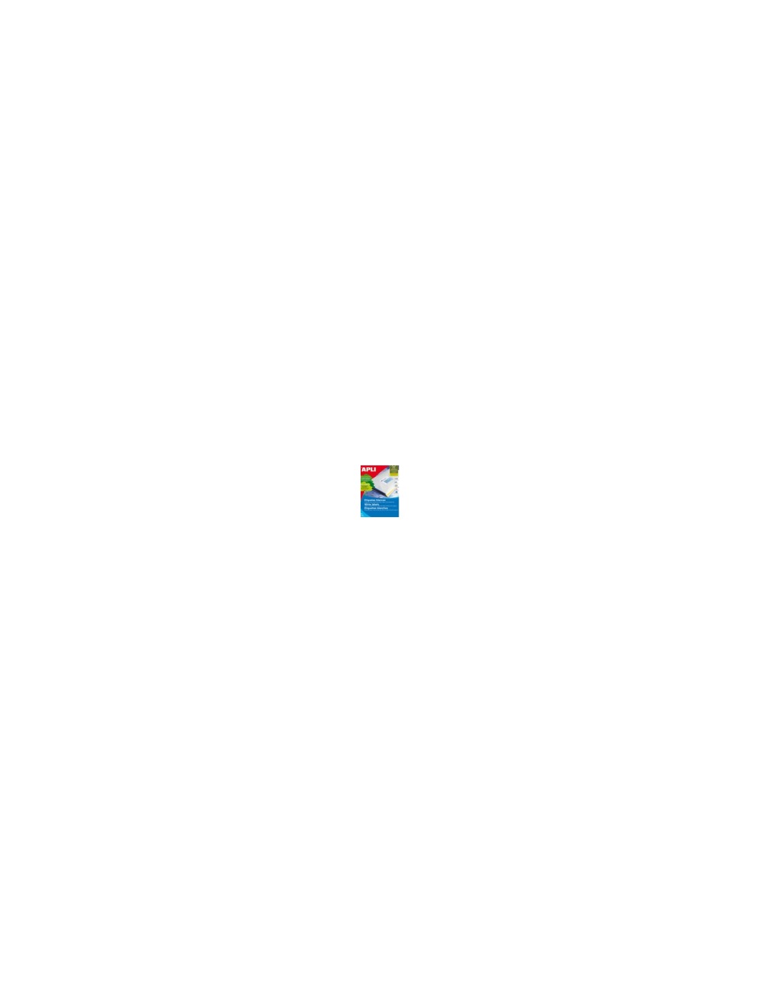 Apli 01275 Etiquetas adhesivas 105 x 40mm blanco