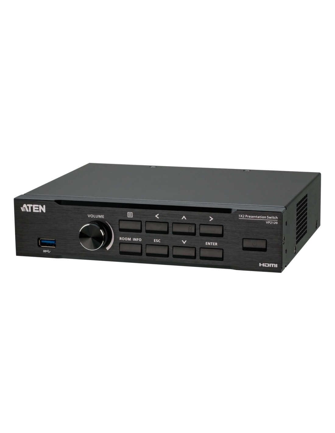 ATEN Switch de presentación quadview con multistreaming
