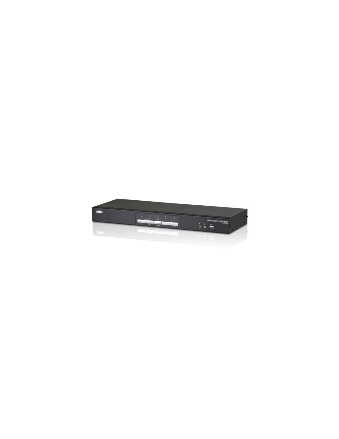 ATEN Switch KVMP&trade DVI/Audio dual link/dual display USB de 4 puertos