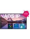 Newline Naos IP 86" Panel plano interactivo 2,18 m (86") LED 400 cd / m² 4K Ultra HD Negro Pantalla táctil Procesador incorporad
