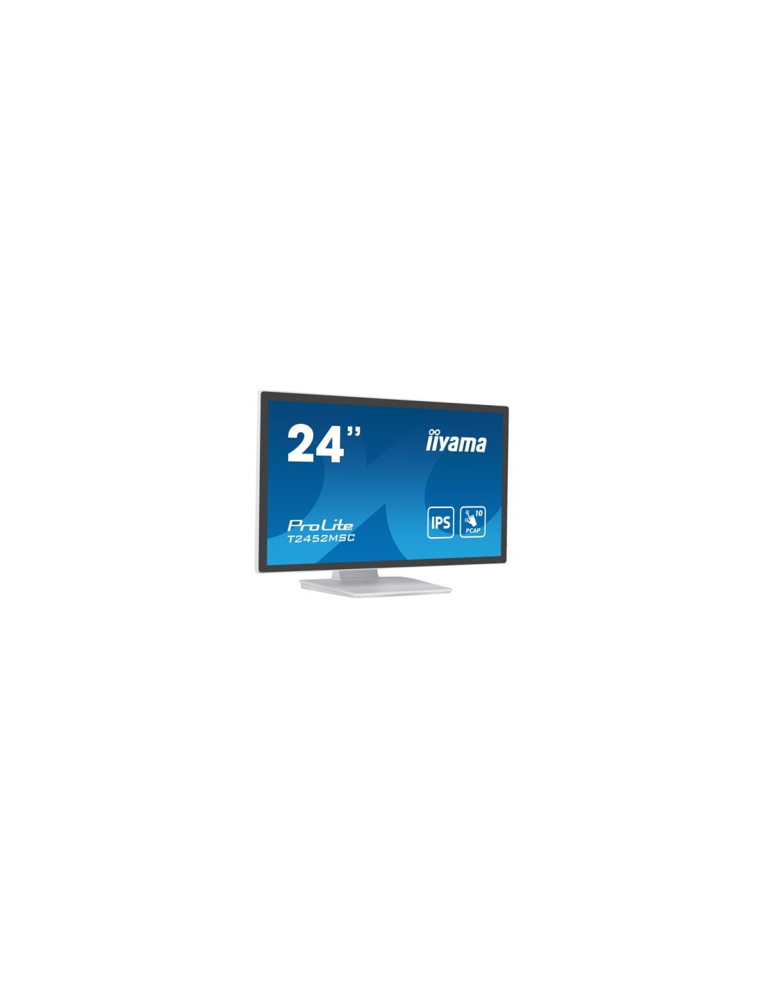 iiyama ProLite 23.8" Blanco Monitor táctil