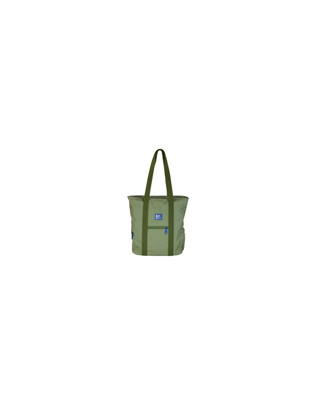 Oxford B-Ready Tote Bag Poliester Reciclado RPET - Asa Larga para Bandolera - Color Verde