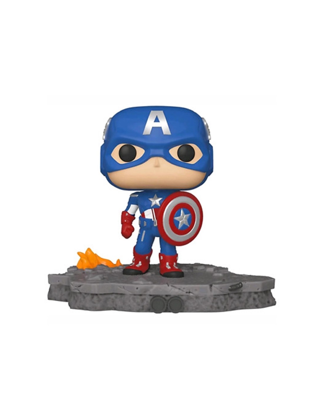 Funko pop deluxe marvel los vengadores avengers capitan america assemble 45076