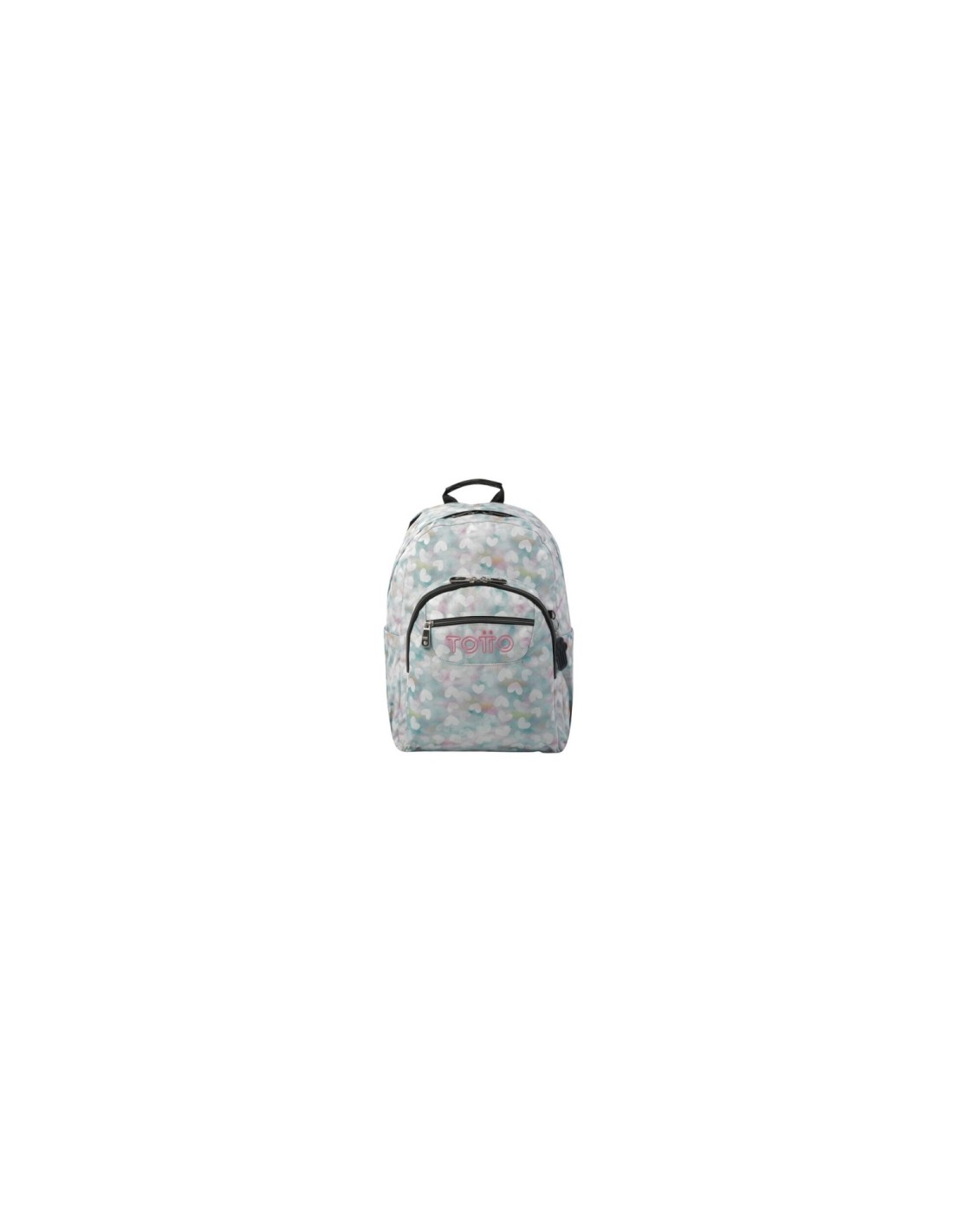 MOCHILA ESCOLAR CORAZONES PASTEL TOTTO MA04ECO001-23110-4HX