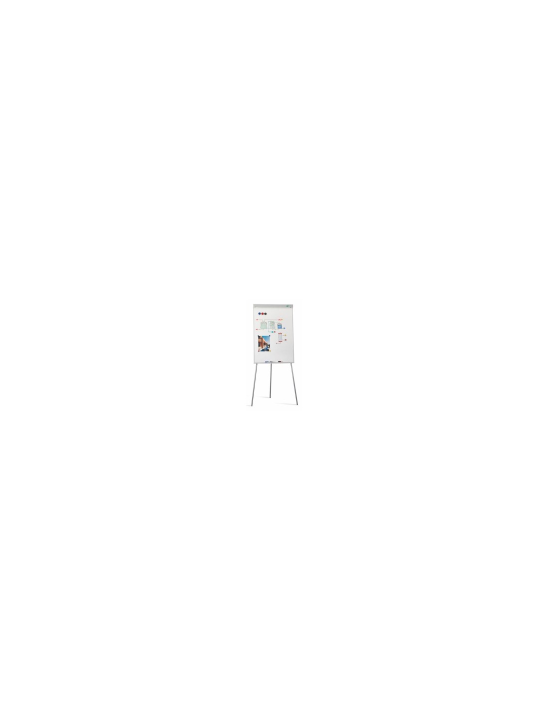 FAIBO Caballete metálico blanco 70x102 cm.
