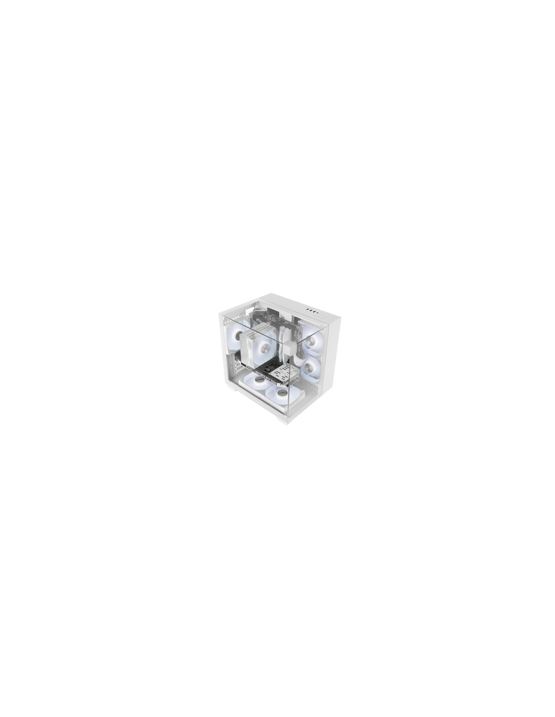 Mars Gaming MC-VISIONMW Mini Tower Blanco