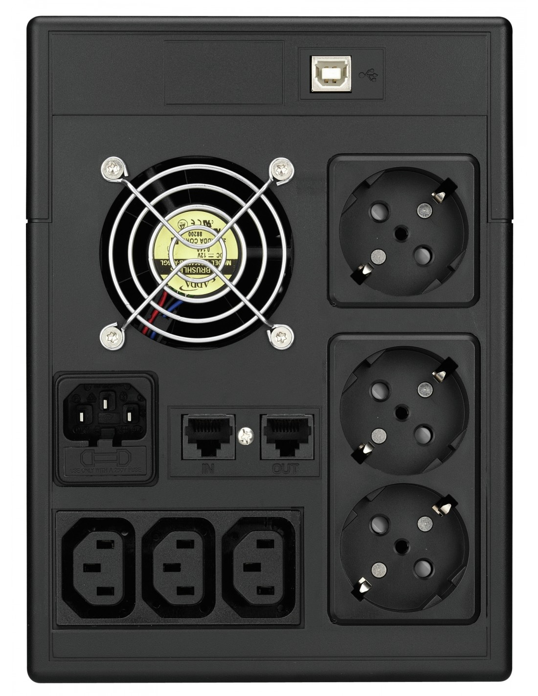 Vertiv Liebert itON sai linea interactiva 2000va 1200w negro
