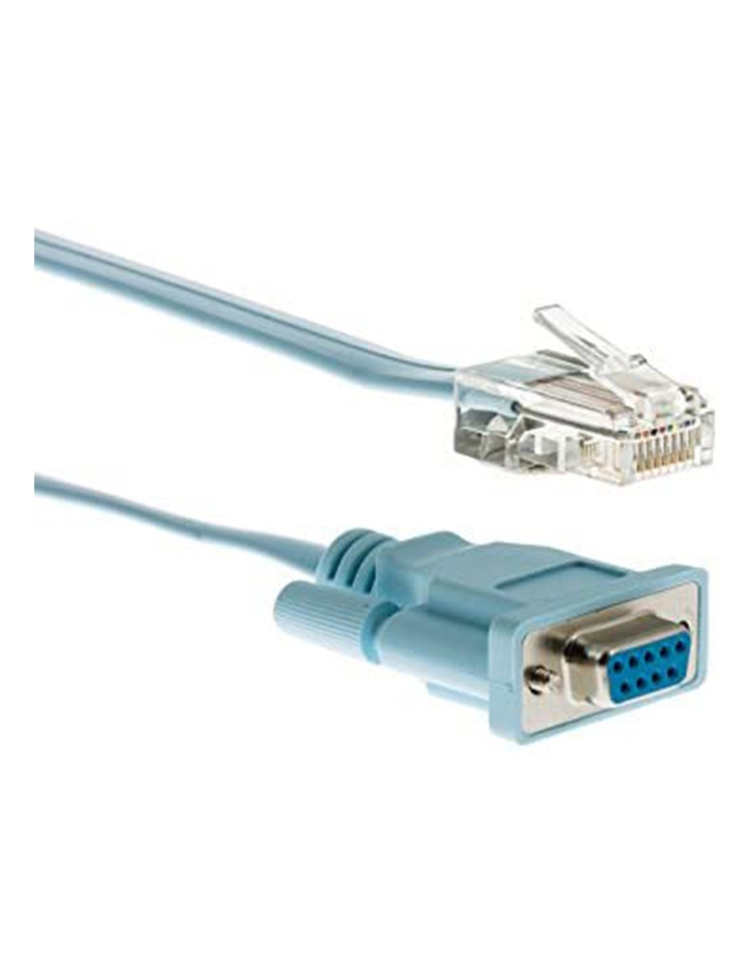 Cisco RJ45-DB9 cable de serie Gris 1,8 m RJ-45