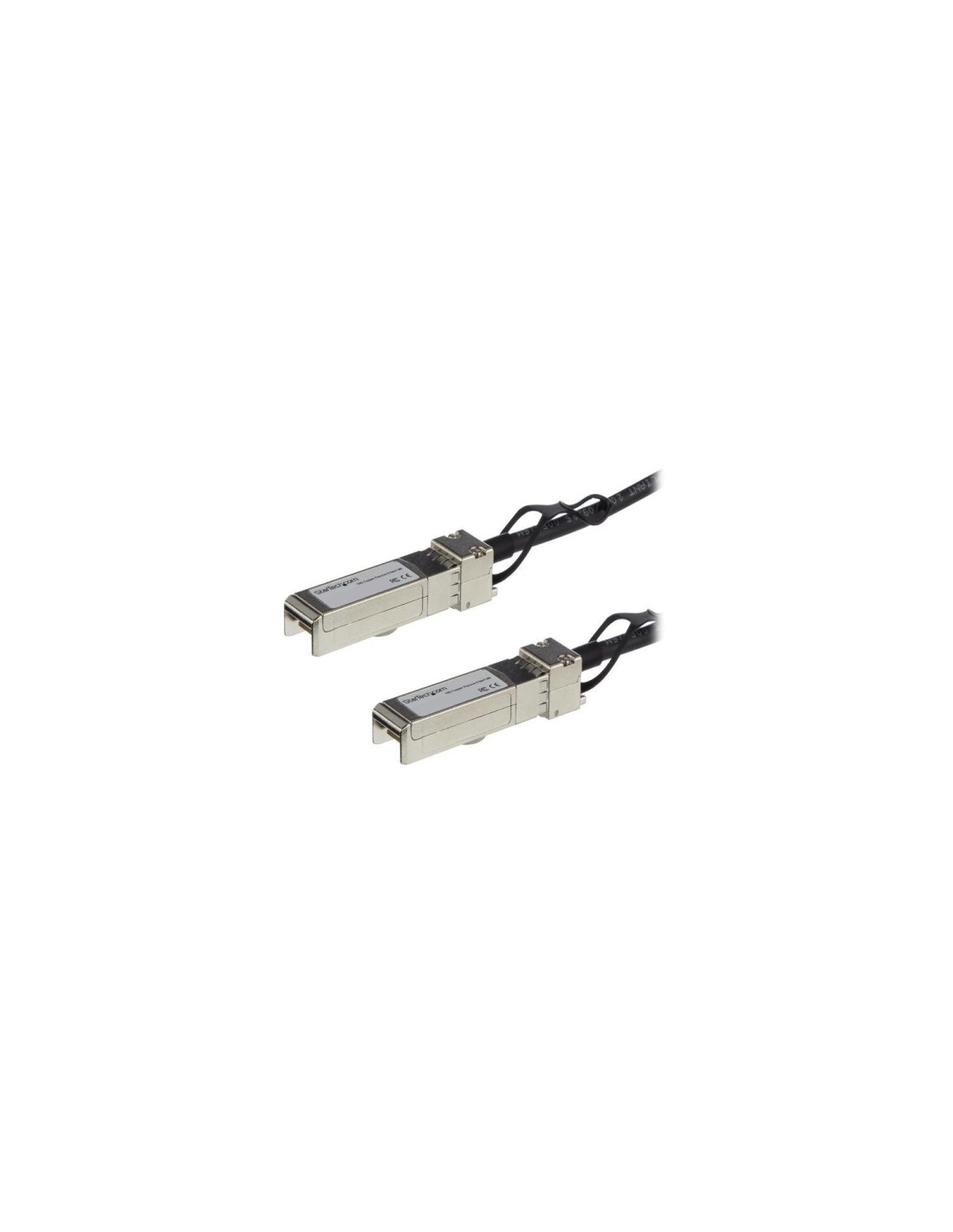 StarTech.com Cable de 1m SFP+ Direct-Attach Twinax MSA - 10 GbE Macho a Macho - Negro