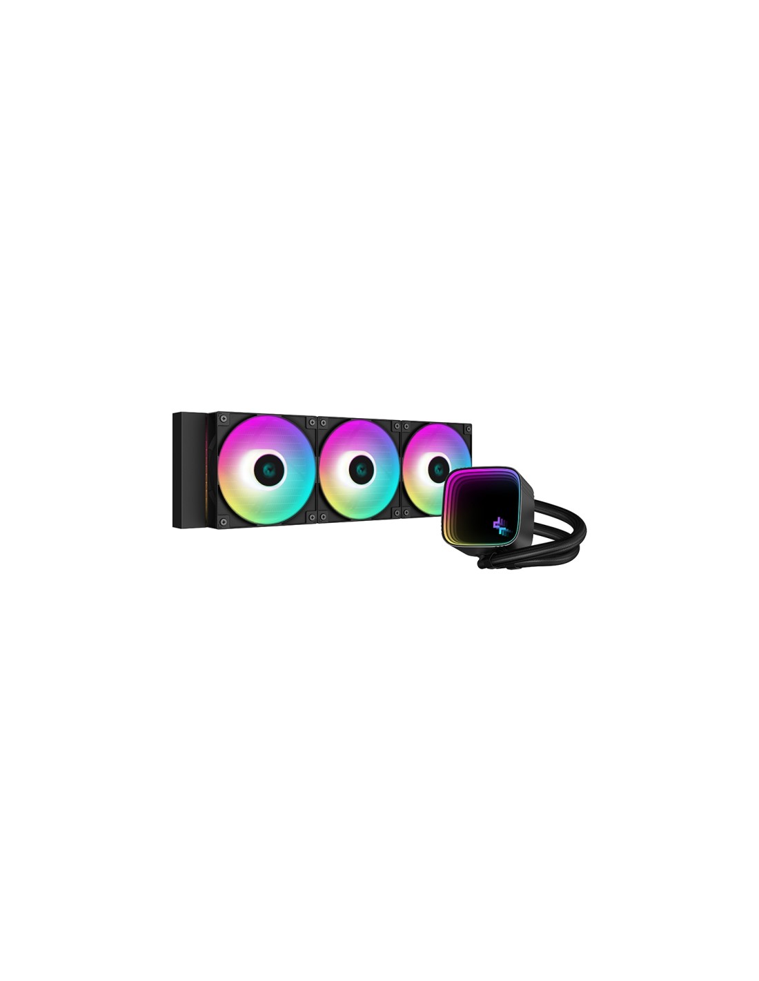 DeepCool LS720 SE Conjunto de chips Kit de refrigeración lÍ­quida 12 cm Negro