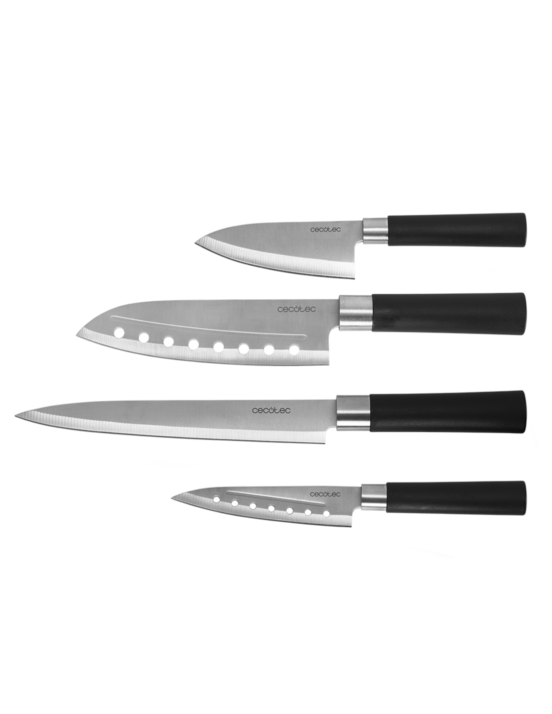 Set 4 cuchillos santoku