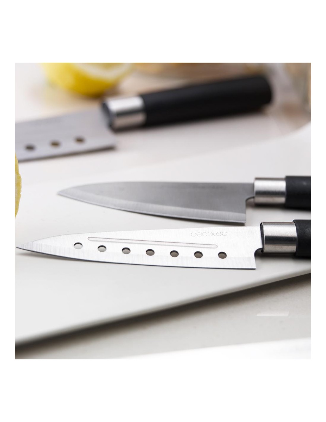 Set 4 cuchillos santoku