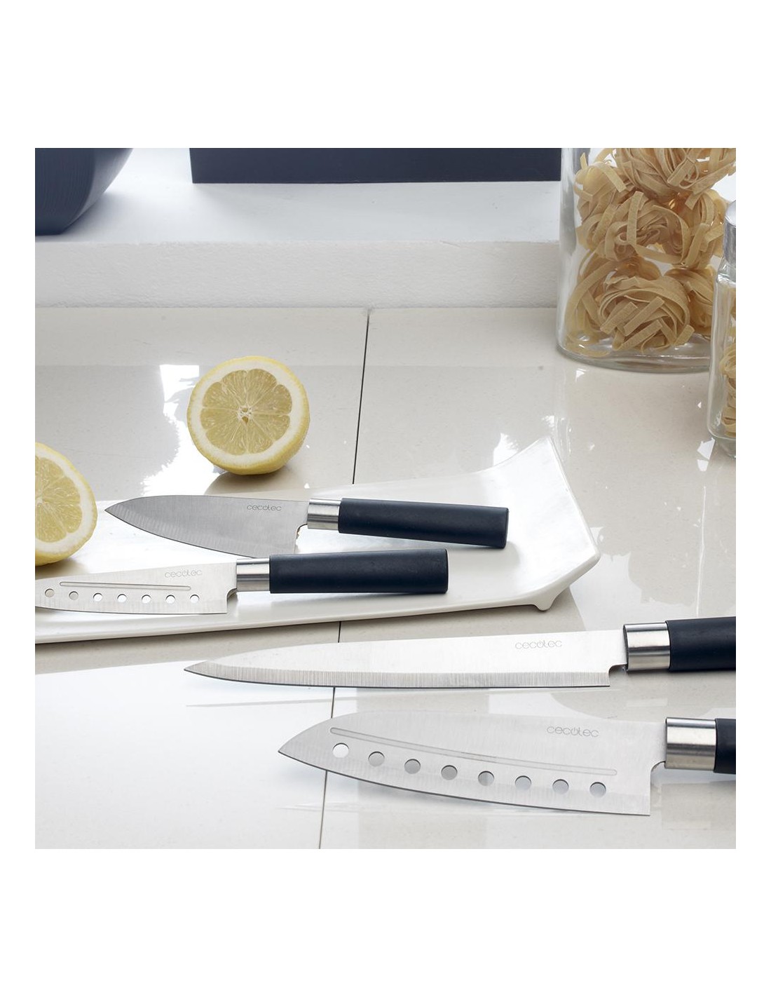 Set 4 cuchillos santoku