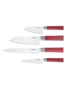Set 4 cuchillos santoku con recubrimiento ceramico