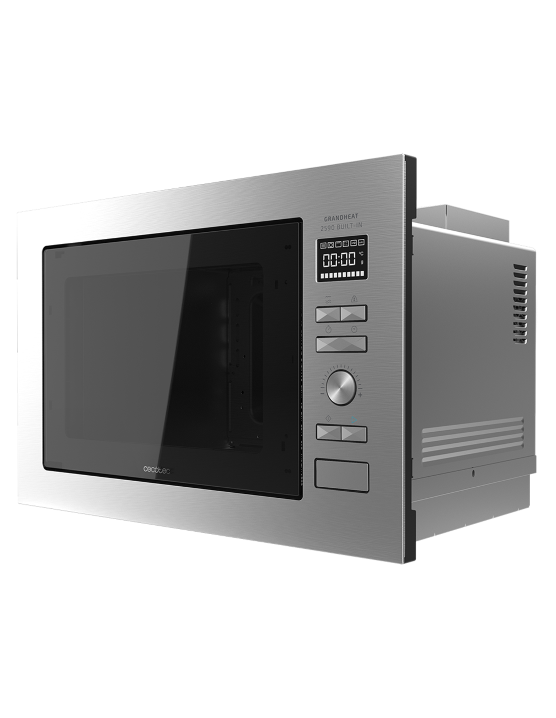 Microondas encastrable grandheat 2590 built-in steel black