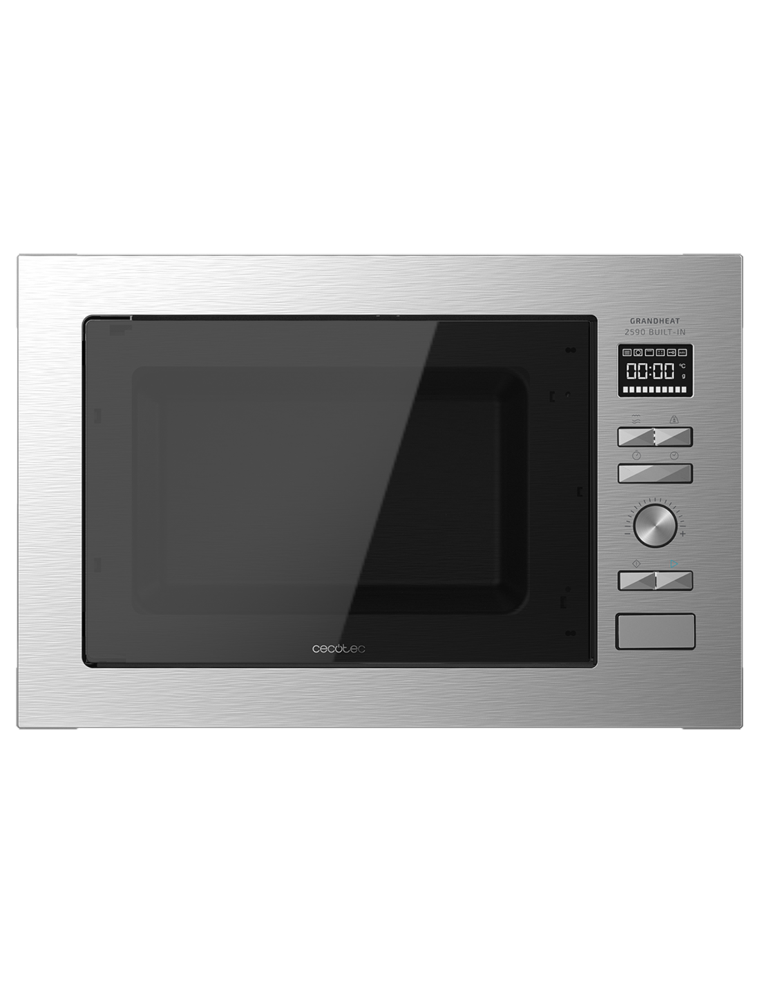 Microondas encastrable grandheat 2590 built-in steel black