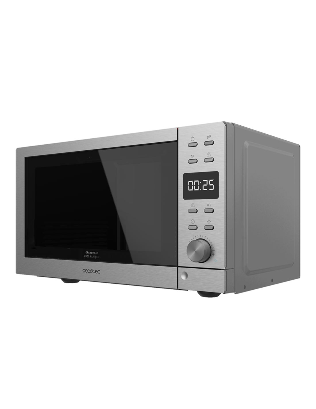 Microondas sin plato GrandHeat 2000 Flatbed Steel
