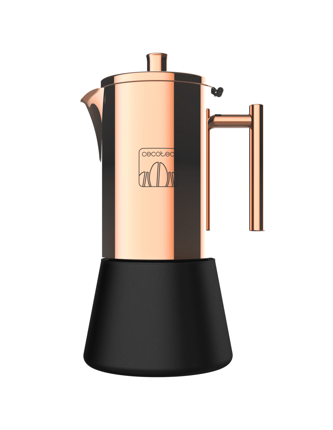 Cafetera moka de acero inoxidable cumbia moking 200