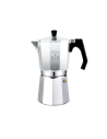 Cafetera italiana de aluminio Cumbia Moklassic 300 Shiny
