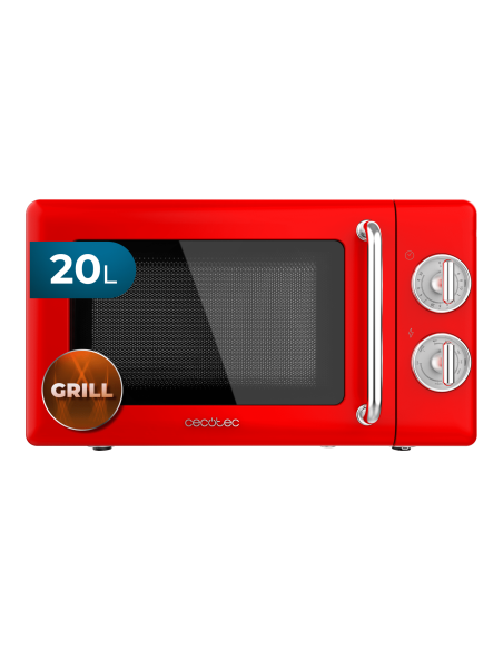 Microondas 20l con grill ProClean 3110 Retro Red