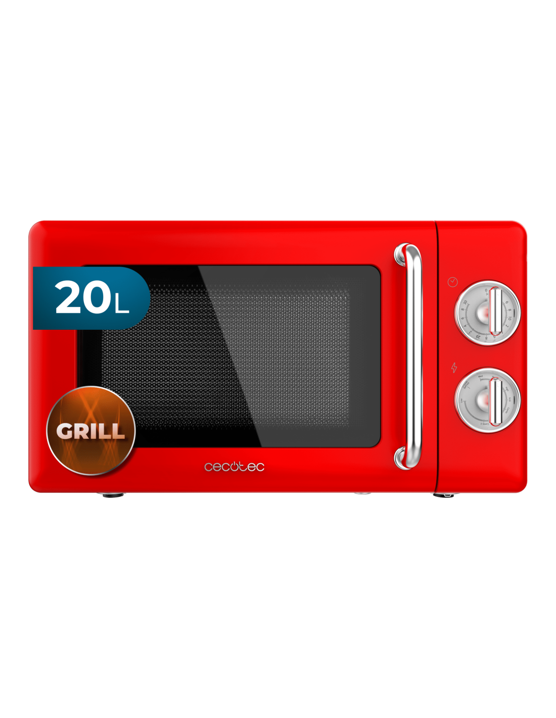 Microondas 20l con grill ProClean 3110 Retro Red