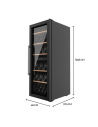Vinoteca Bolero GrandSommelier Duo 77000 Black