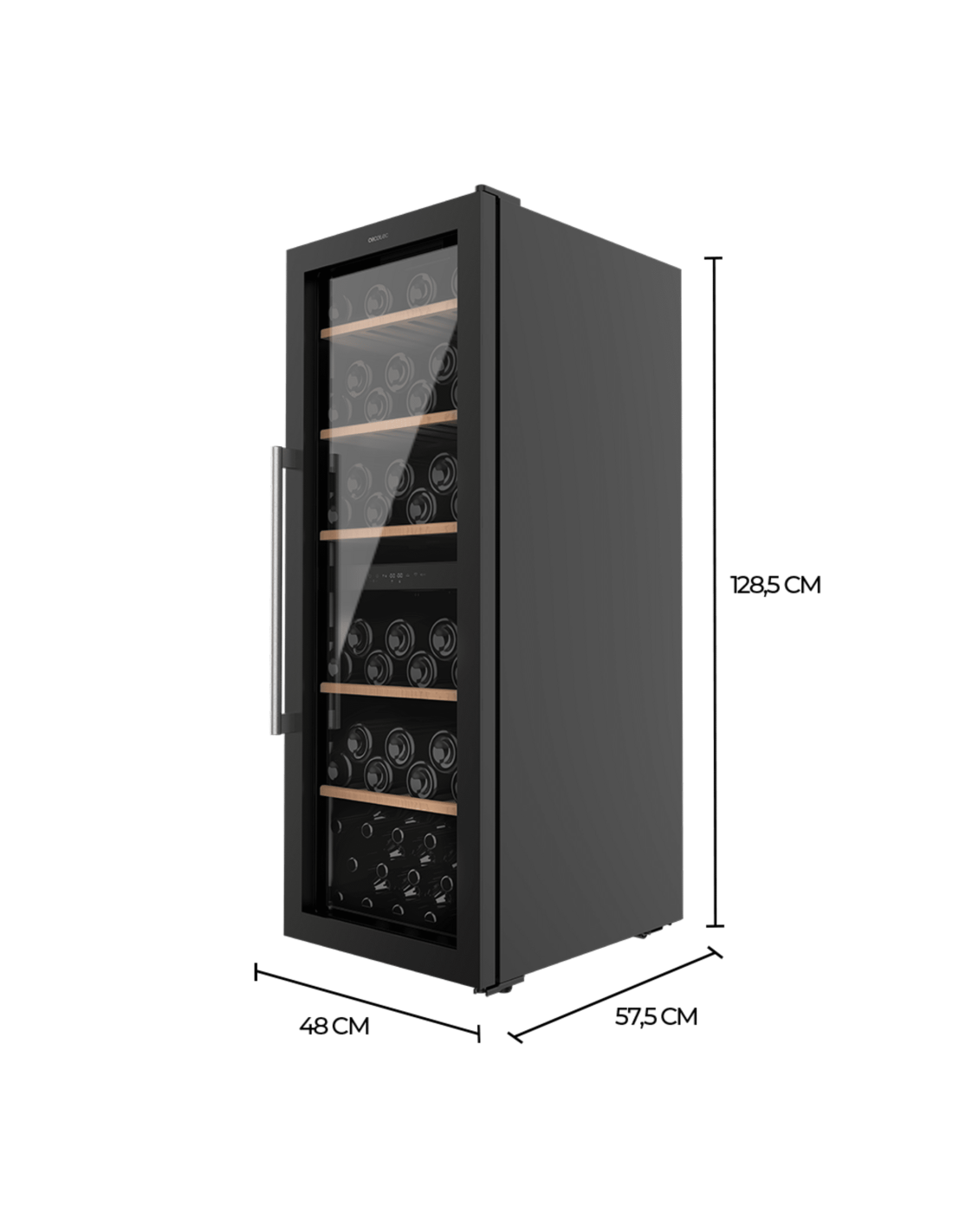 Vinoteca Bolero GrandSommelier Duo 77000 Black