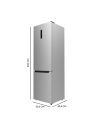 Frigorífico Bolero CoolMarket Combi 356 Inox D