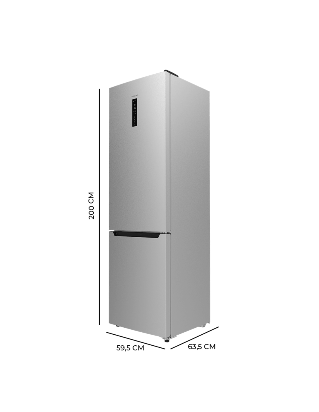 Frigorífico Bolero CoolMarket Combi 356 Inox D