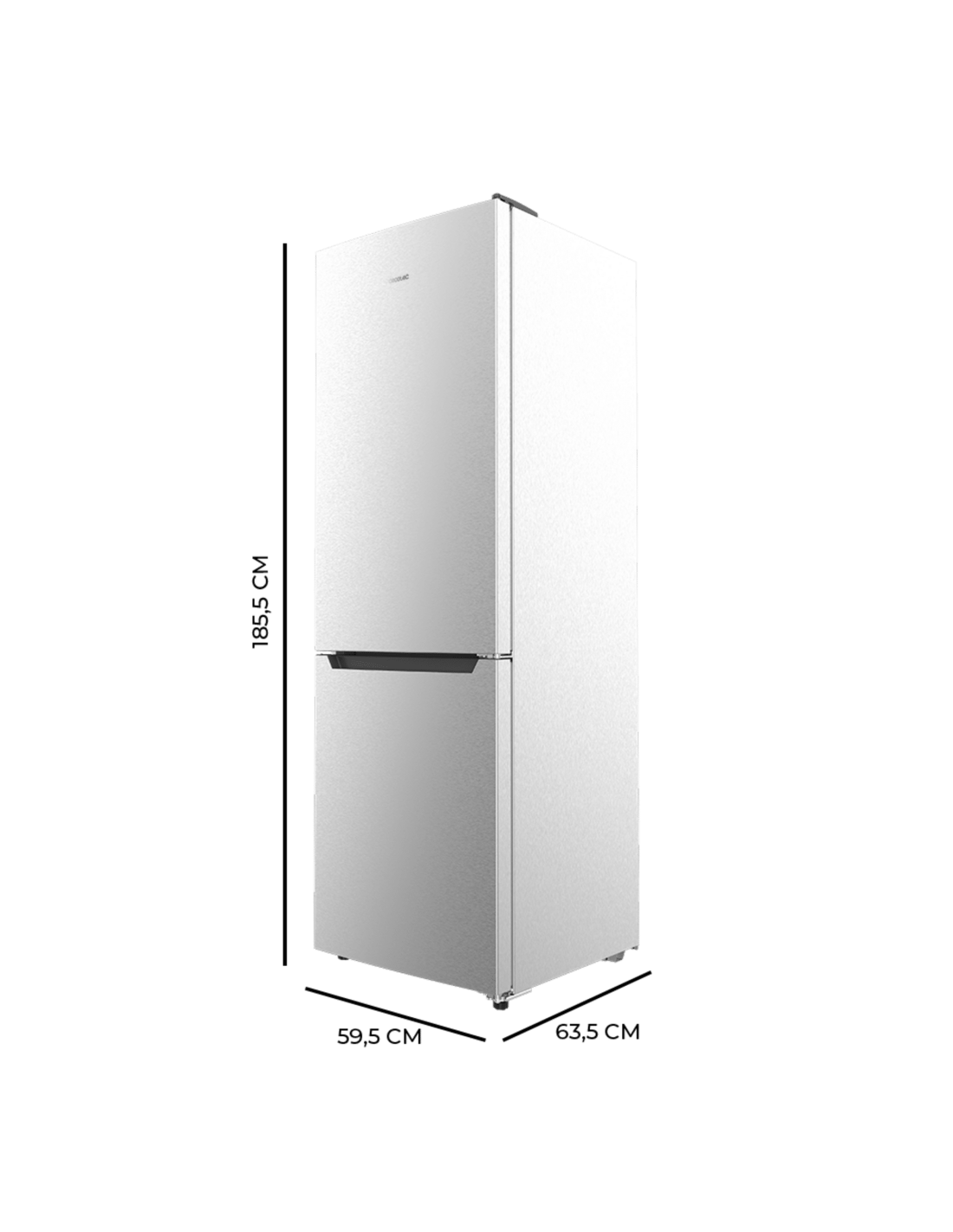 Frigorífico Bolero CoolMarket Combi 322 Inox E