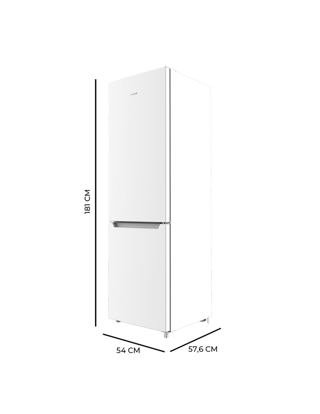Frigorífico Bolero CoolMarket Combi 250 White D
