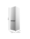 Frigorífico Bolero CoolMarket Combi 250 Inox D