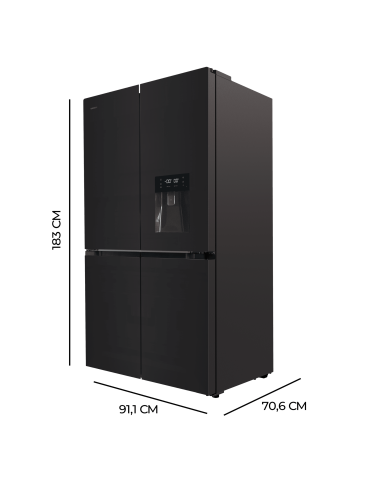 Frigor?fico Bolero CoolMarket 4D 564 Glass E