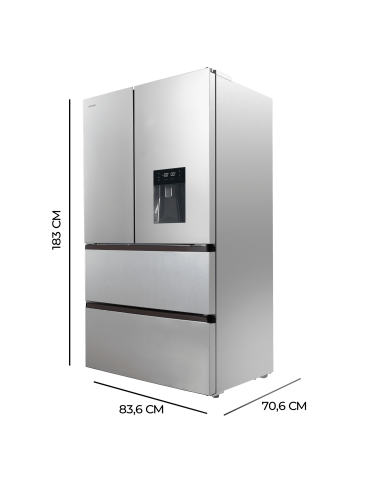 Frigor?fico Bolero CoolMarket FD 510 WD Inox E