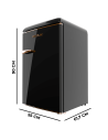 Frigorífico Bolero CoolMarket TT Origin 110 Black E