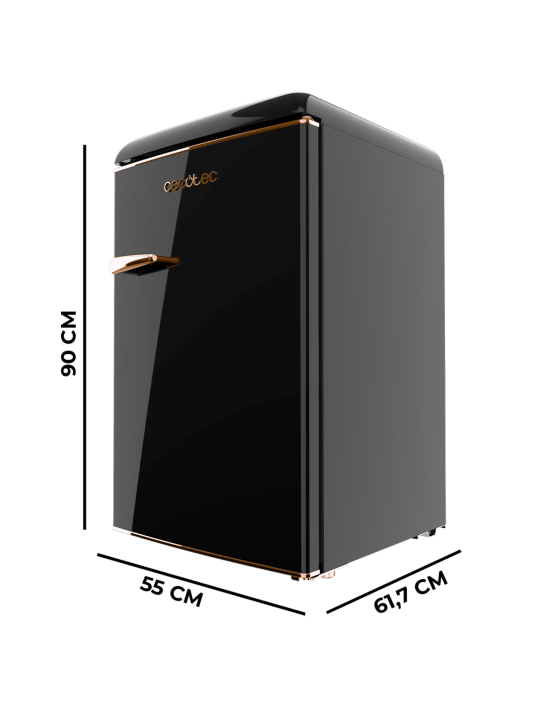 Frigorífico Bolero CoolMarket TT Origin 110 Black E