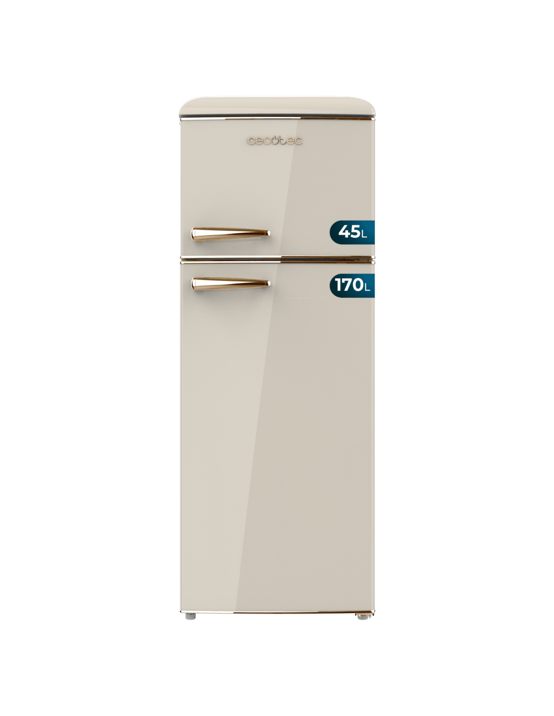 Frigorífico Bolero CoolMarket 2D Origin 215 Beige E