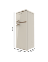 Frigorífico Bolero CoolMarket 2D Origin 215 Beige E