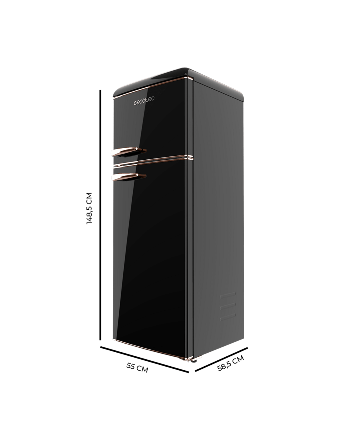 Frigorífico Bolero CoolMarket 2D Origin 215 Black E