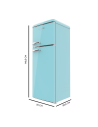 Frigorífico Bolero CoolMarket 2D Origin 215 Blue E