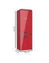 Frigorífico Bolero CoolMarket Combi Origin 300 Red E